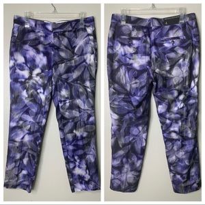 Banana Republic Floral Silk Sun Dyed Pant New 4